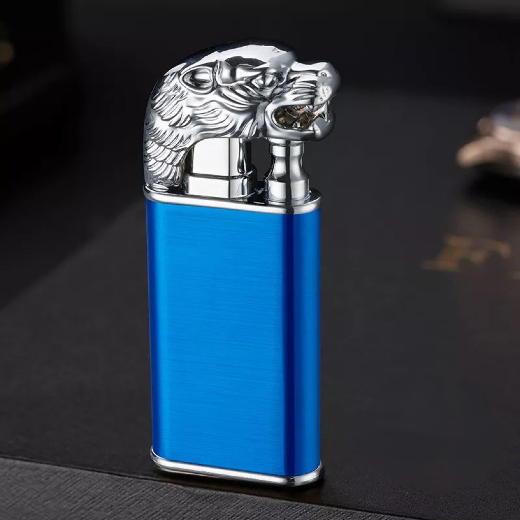 🔥  49% OFF🔥Double fire switch direct punch metal lighter