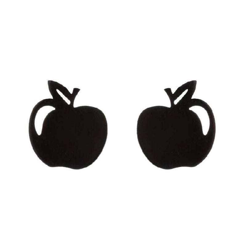 1 Pair Minimalist Fruit Stainless Steel Ear Studs