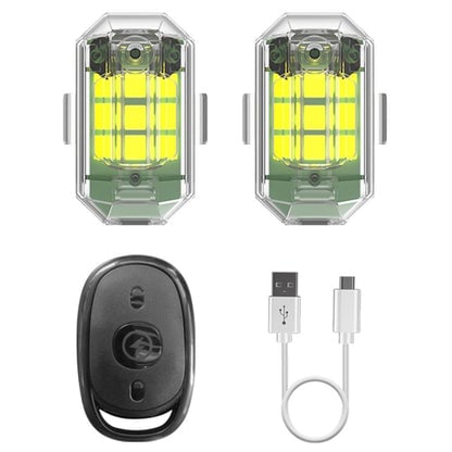 Multipurpose LED strobe warning light for protection