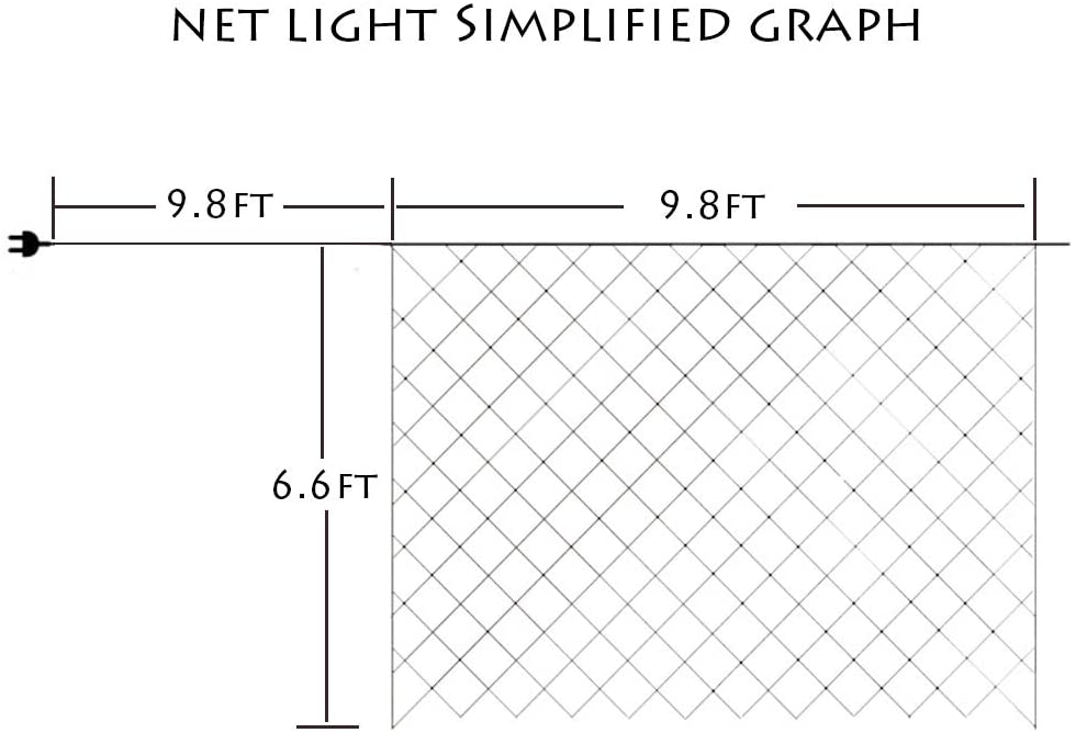 LED String Lights Net Mesh Lights