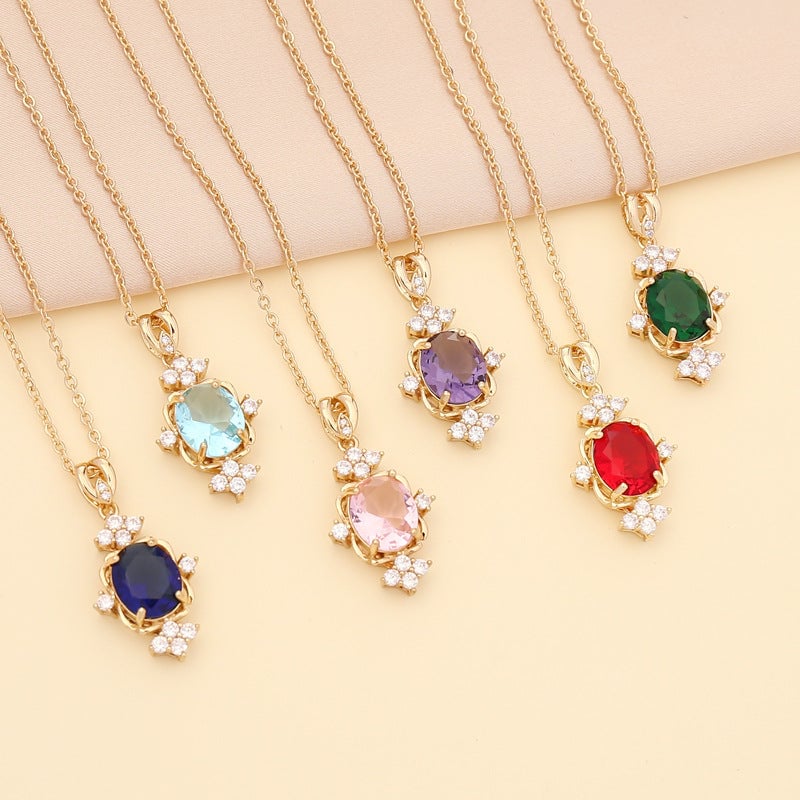 Women Minimalist Droplet Metal Necklaces