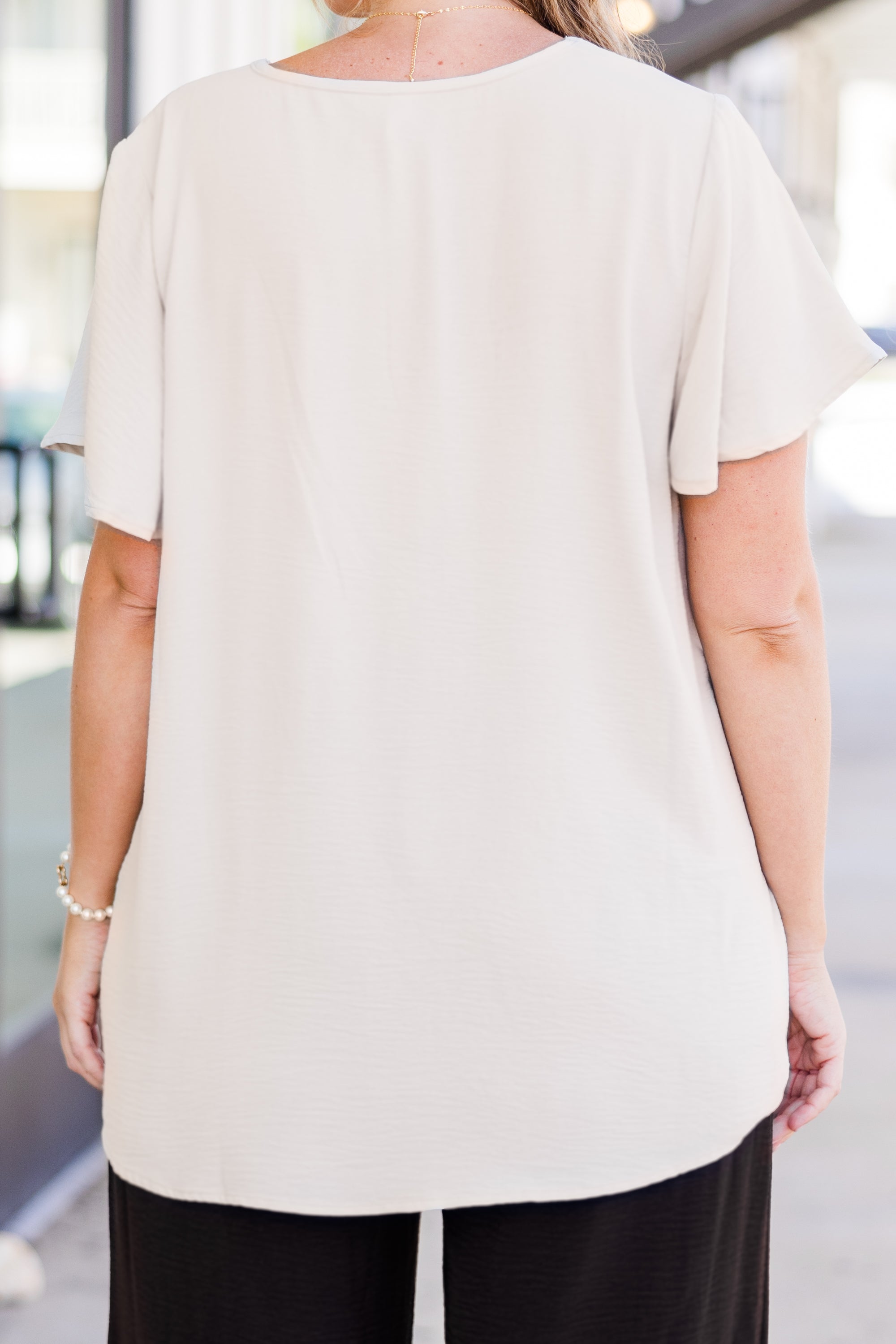 Capital Blouse. Sand Beige