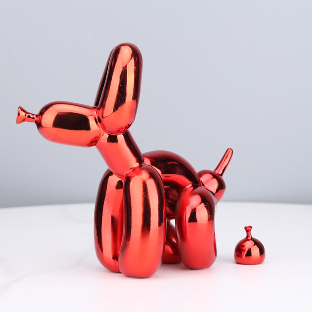 Balloon Dog Doing Business Sculpture