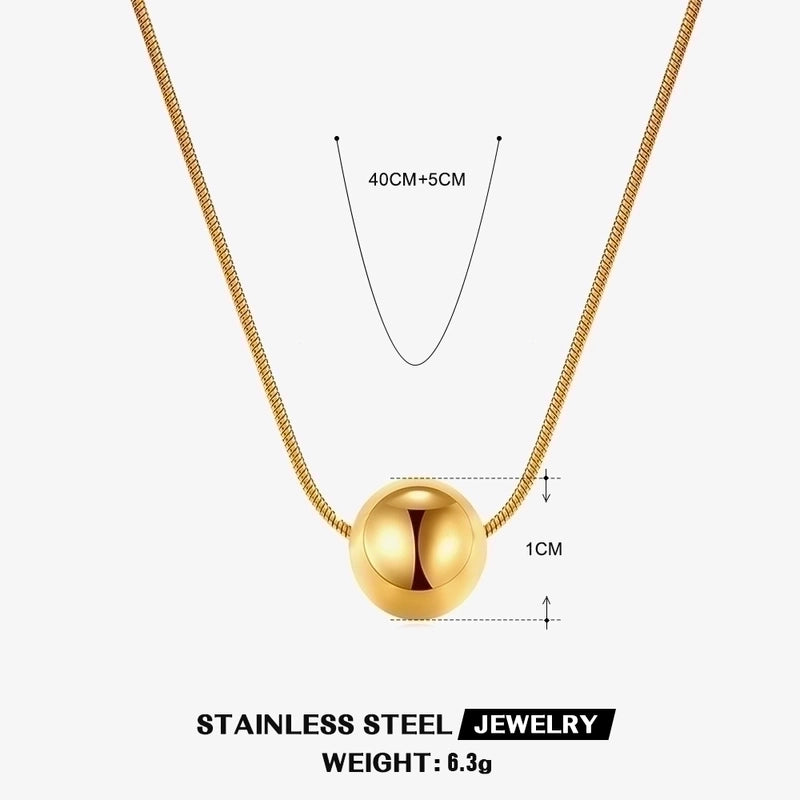 304 Stainless Steel 18K Gold Plated IG Style Plating Inlay Geometric Rhinestones Shell Necklace