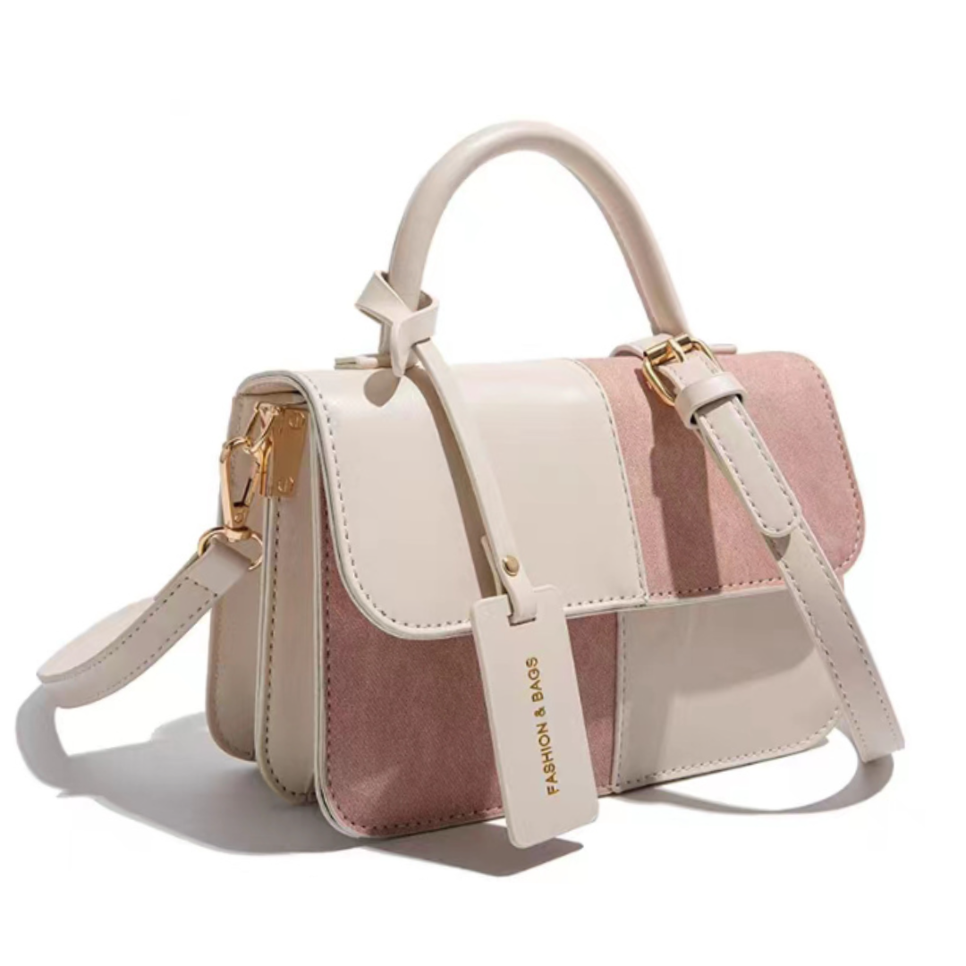 Summer Contrast Color  Square Commuter Shoulder Bag