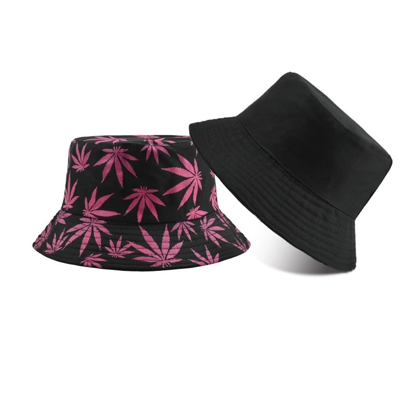 Women's Minimalist Solid Color Flat Eaves Bucket Hat