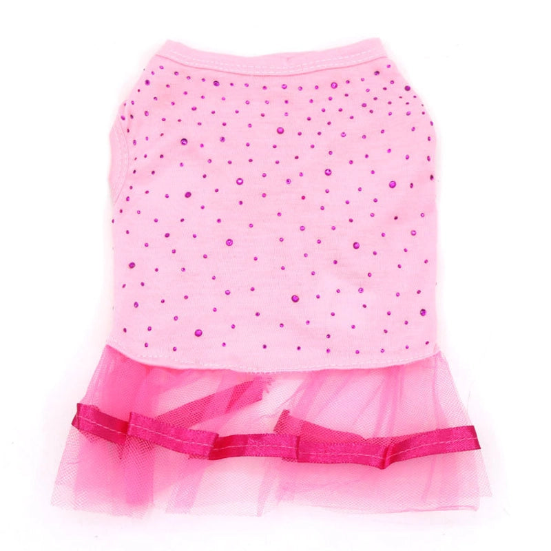 Princess Cotton Letter Heart Shape Crown Pet Clothing