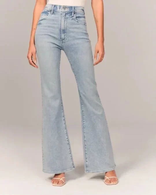 ⭐Women's 2024⭐ Ultra High Rise Stretch Flare Jean