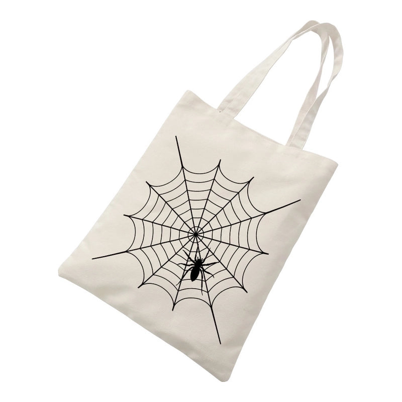 Women's Casual Pumpkin Skeleton Shopping Bags