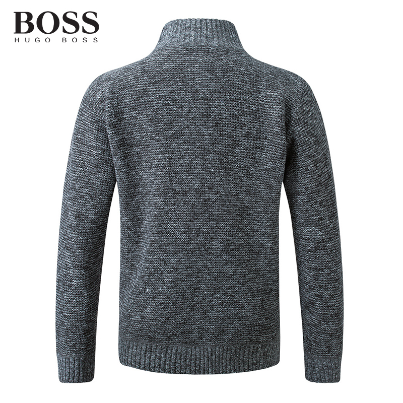 BOSS Men-s Knitted Sweater Cardigan