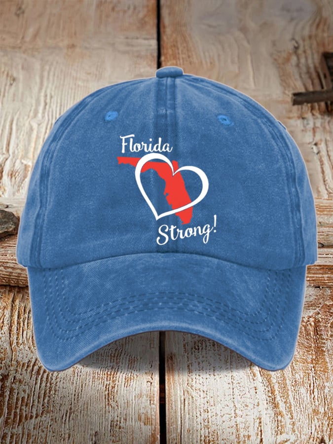 Unisex Florida Strong Print Hat