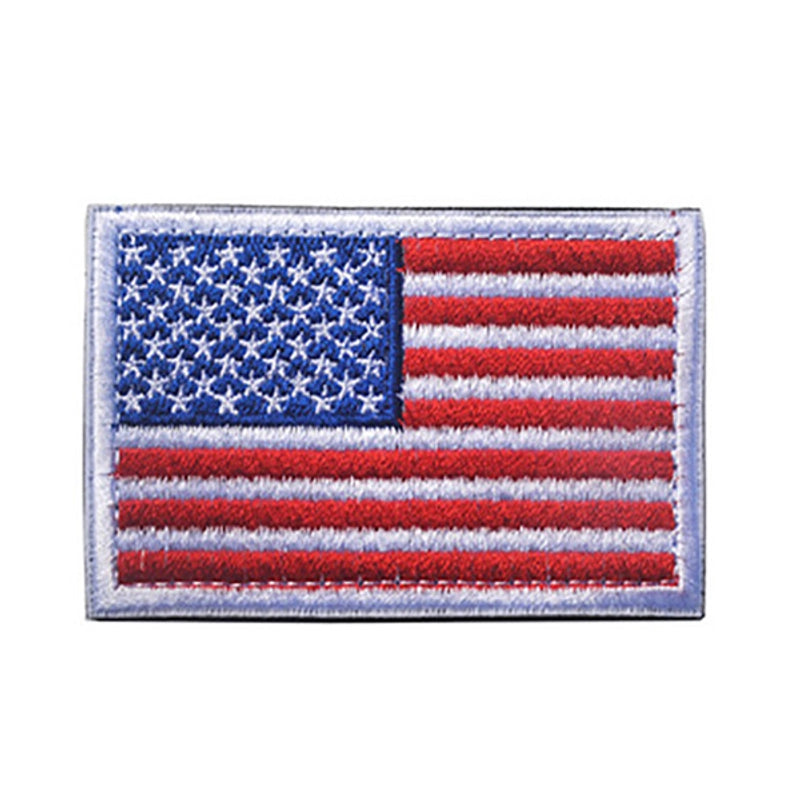 All Seasons Diagonal Cloth Woven Flag Bag Charms