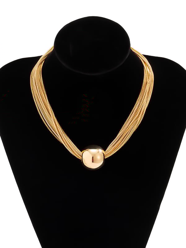 Stylish Statement Geometric Necklace