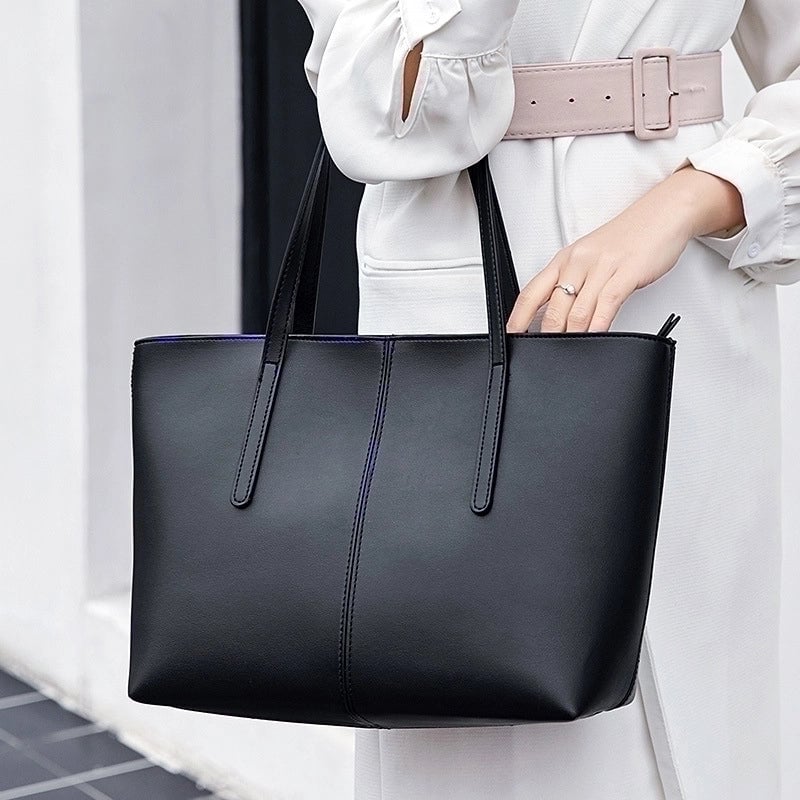 Women's Large All Seasons Pu Leather Fashion Tote Bag