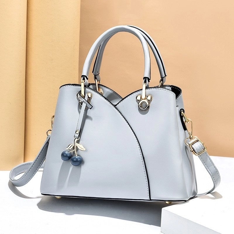 Women's Medium All Seasons Pu Leather Basic Tote Bag