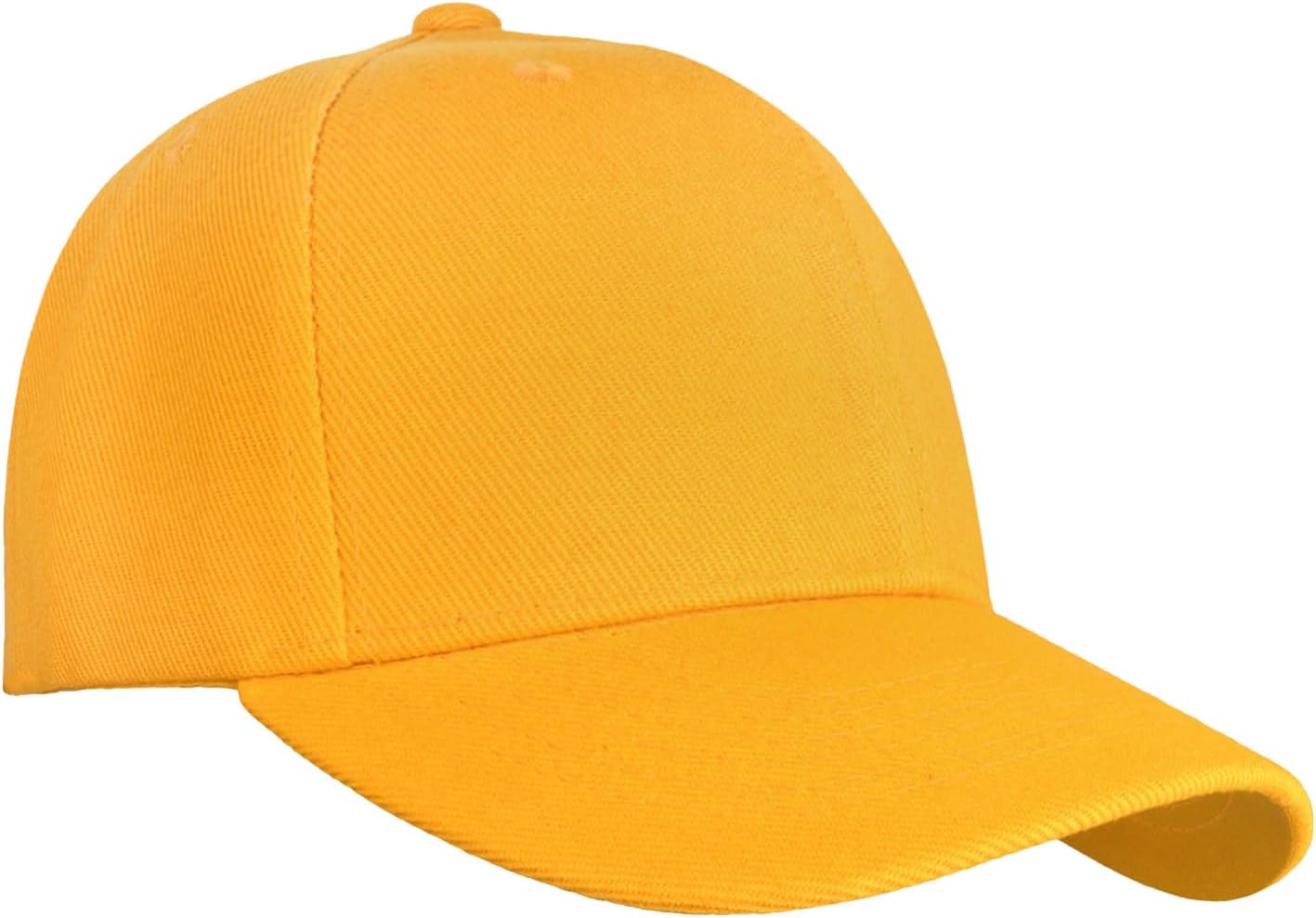 Falari Wholesale Bulk Lot 12-Pack Baseball Cap Adjustable Size Plain Blank Solid Color