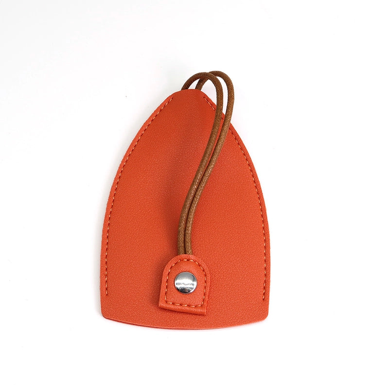 Unisex Solid Color Pu Leather Buckle Card Holders