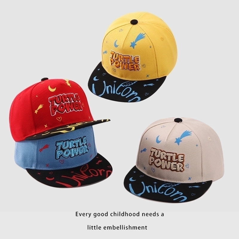 Children Unisex Hip-Hop Sports Letter Ivy Cap Baseball Cap