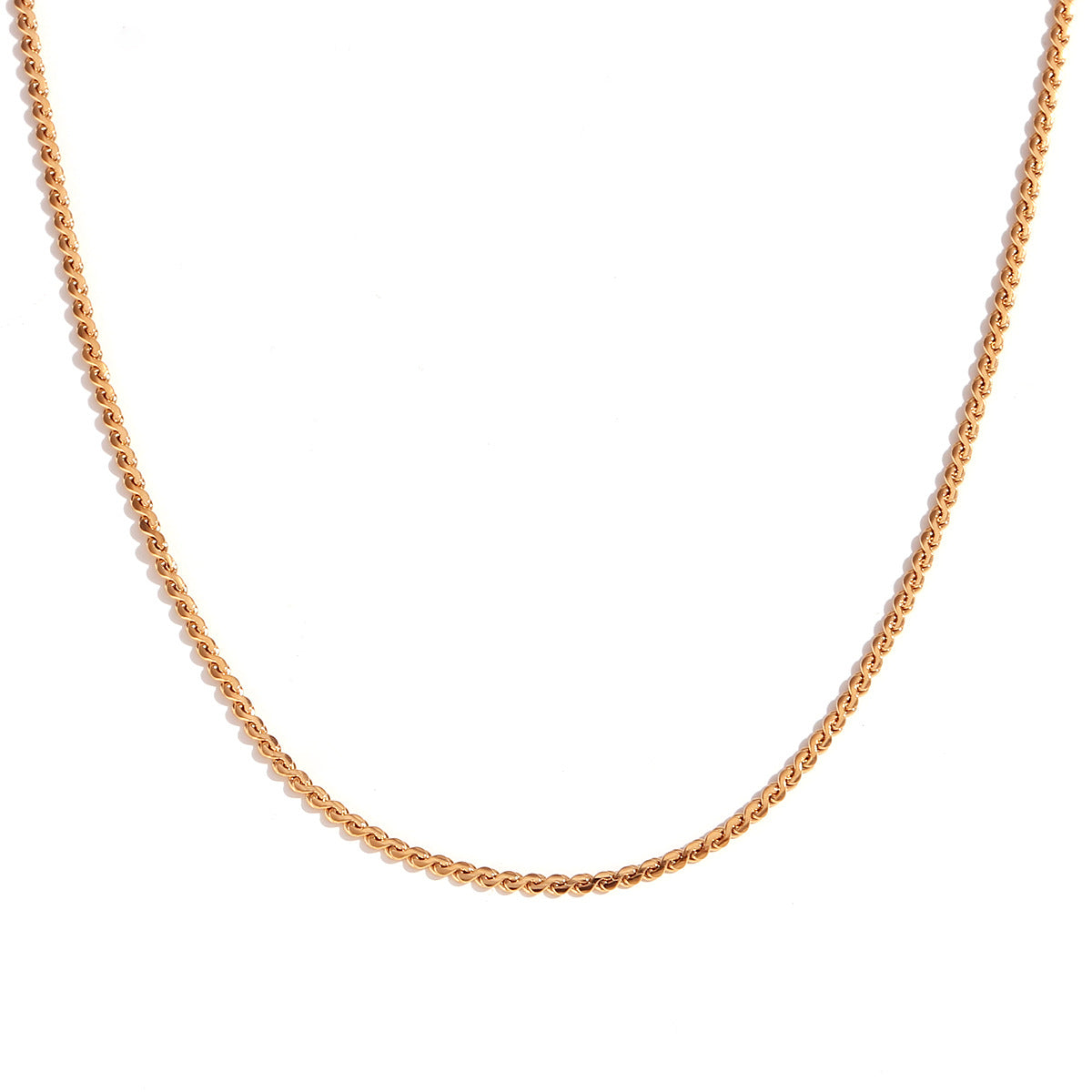 Minimalist Stripe Geometric Stainless Steel 18K Gold Plated Necklaces