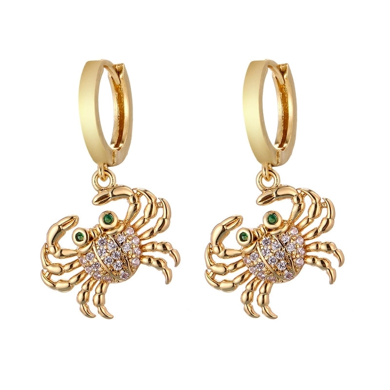 Copper Plating Geometric Zircon