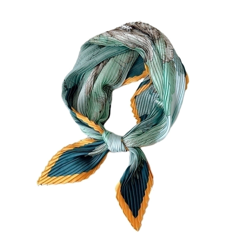 Women's Elegant Printing Polyester Printing Silk Scarf