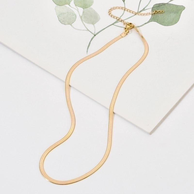 Minimalist Geometric Stainless Steel Plating Necklace