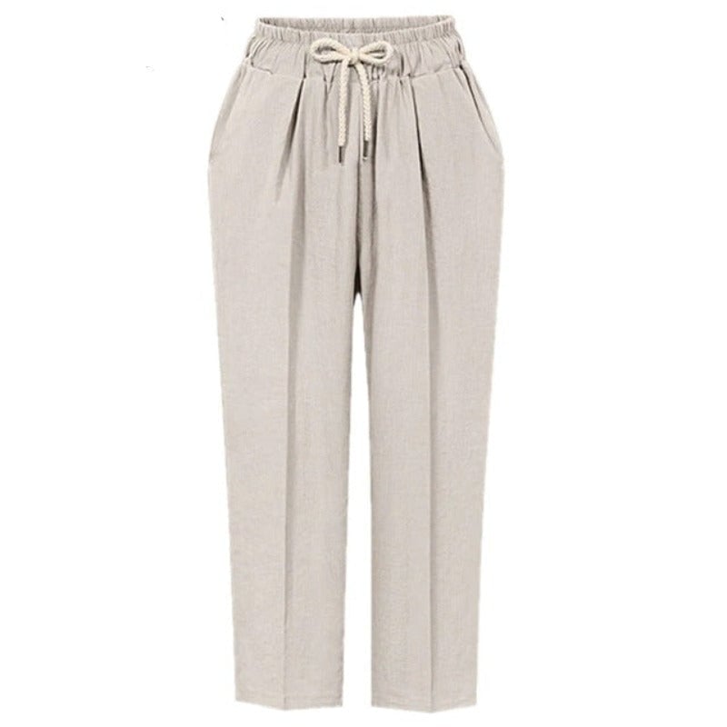 Loose Summer High Waist Wide Leg Pants