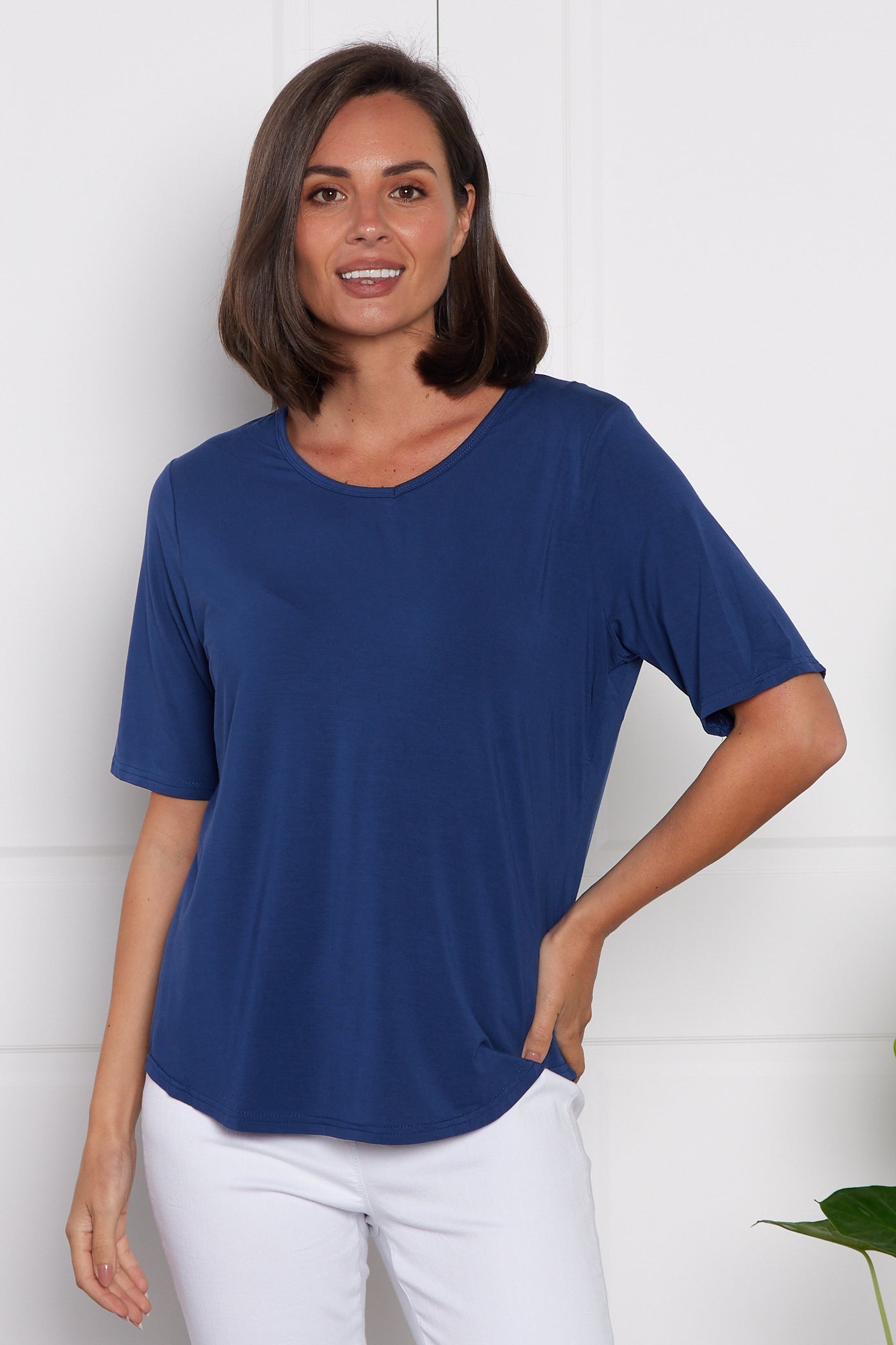 Modal Tee - Navy