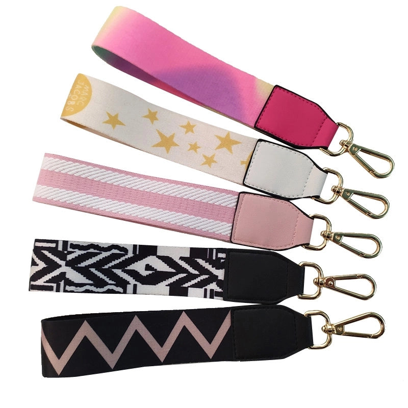 New Color Ethnic Style Hand Strap Wrist Strap Key Ring Keychain Decorative Band Accessory Strap Short Hand Bag