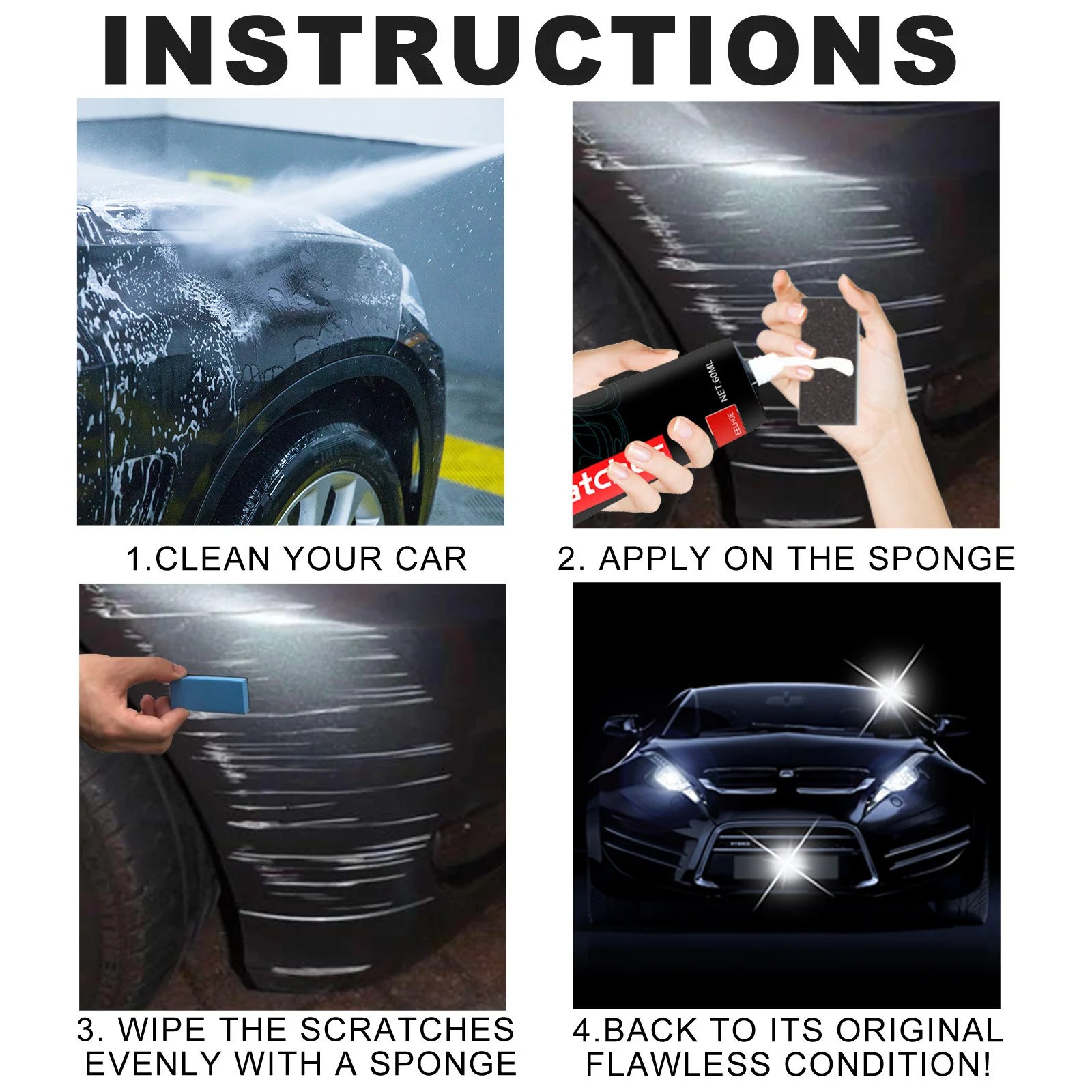 🔥 Summer Promotion 49% OFF💕Premium Car Scratch Removal Kit