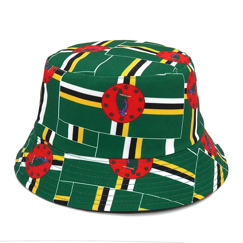 Unisex Basic Geometric Big Eaves Bucket Hat