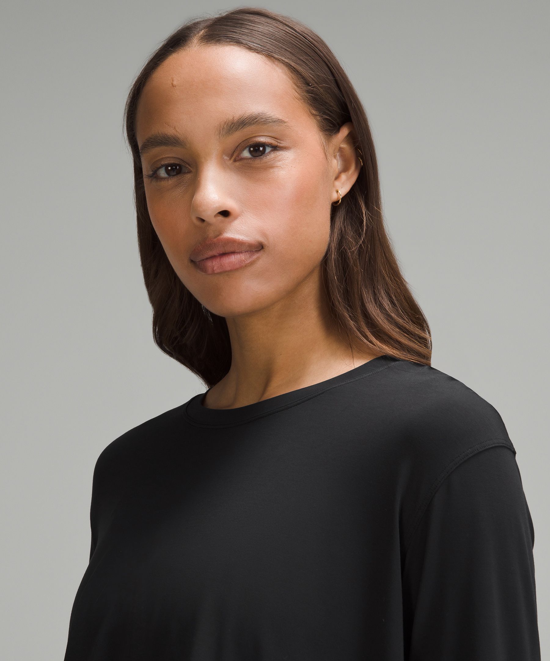 Modal Relaxed-Fit Lounge Long-Sleeve Shirt