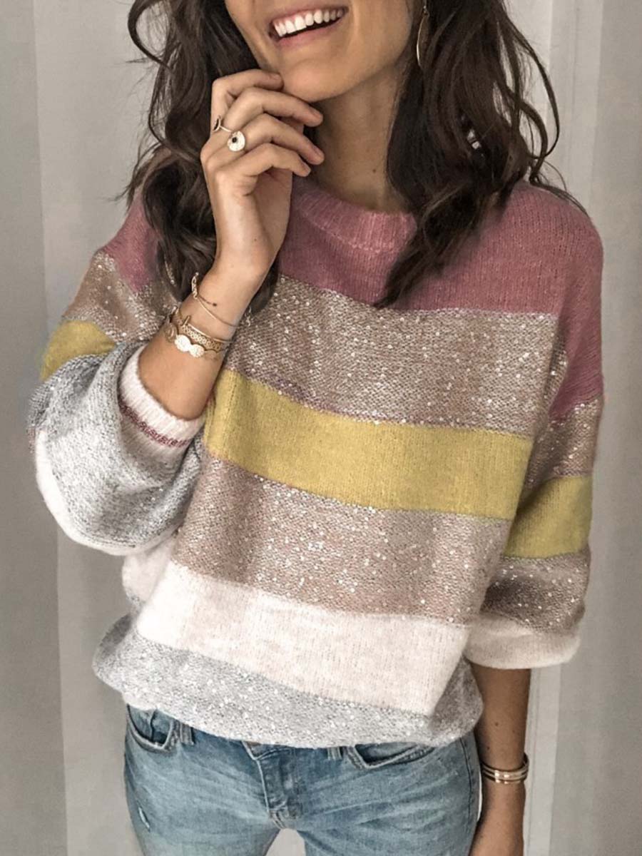 Multicolor Knit Sweater