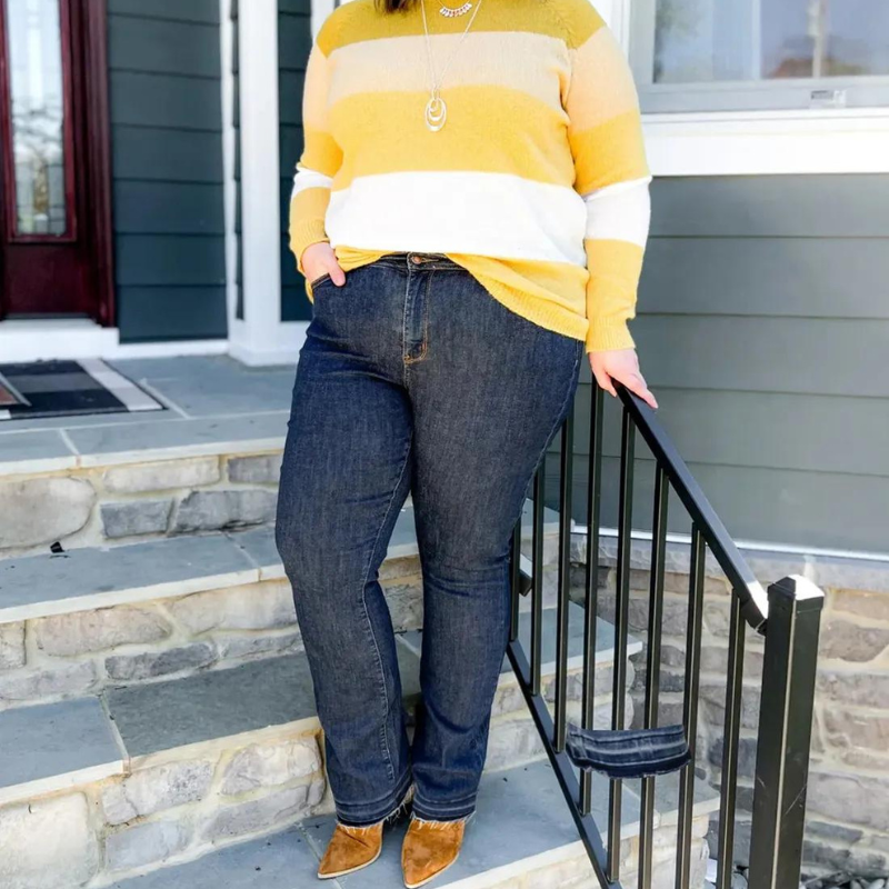 High Rise Tummy Control  Bootcut Jeans