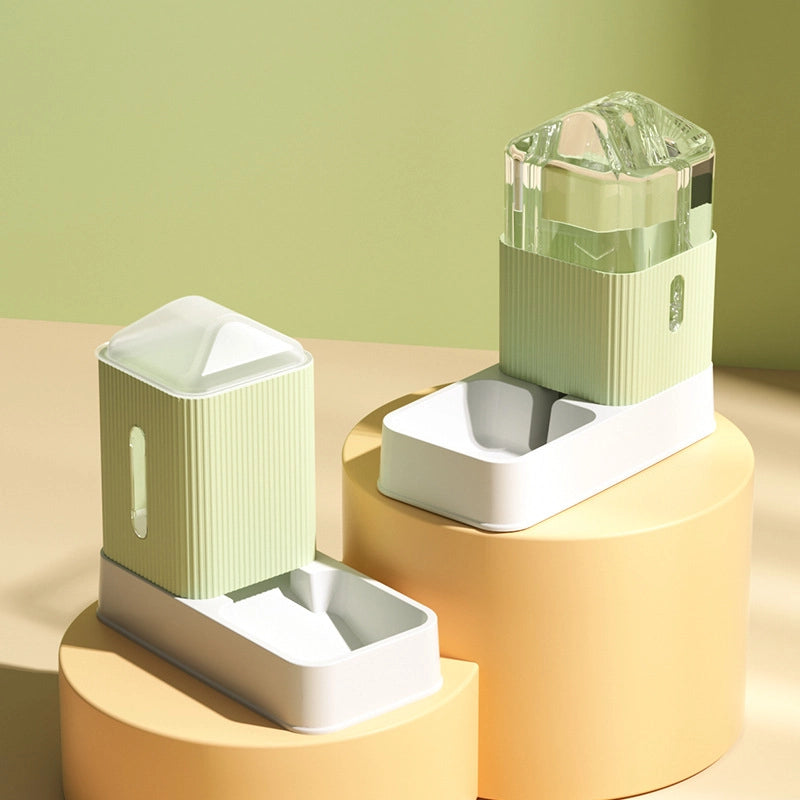 Minimalist PE PP Solid Color Pet Tableware