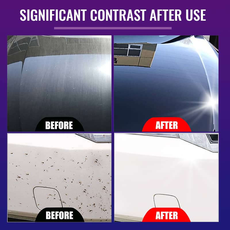 3 in 1 ceramic car coating spray. saves time and money. No more tedious car washing.