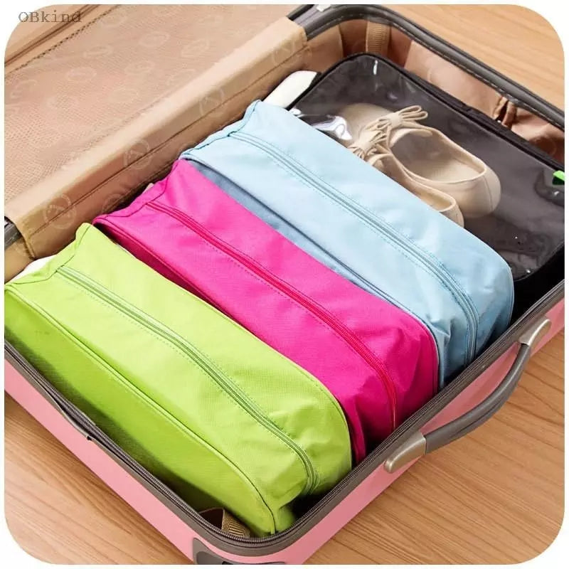 PACK OF 5 TRAVEL SHOE POUCH