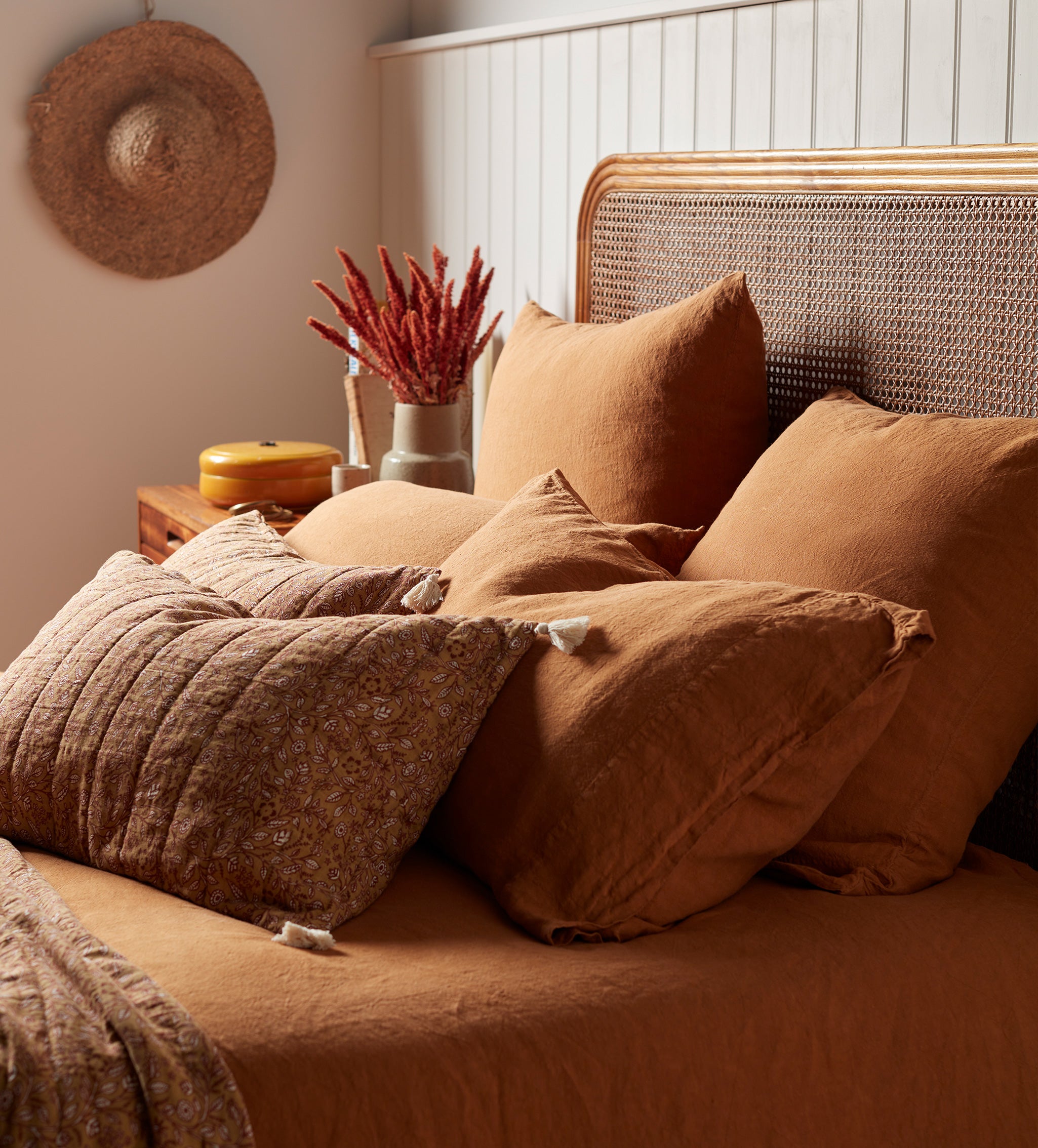 Amber 100% Linen Duvet Cover