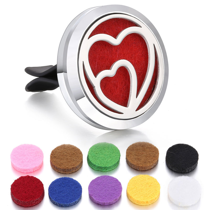 🔥Air Freshing Car Vent Diffuser Set with Clip & 10 Aroma Pads