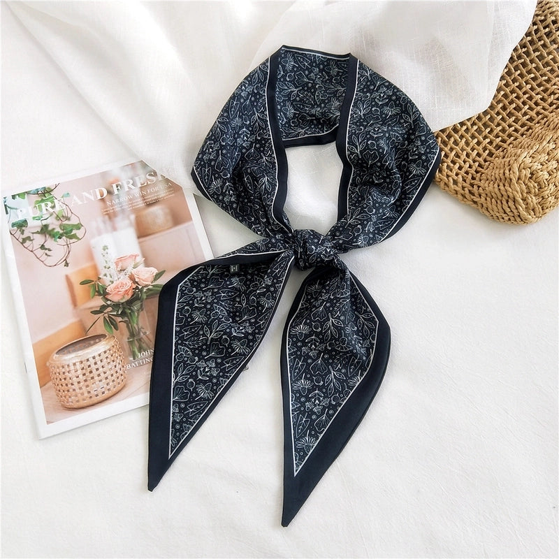 Fashion Printing Long Silk Scarf