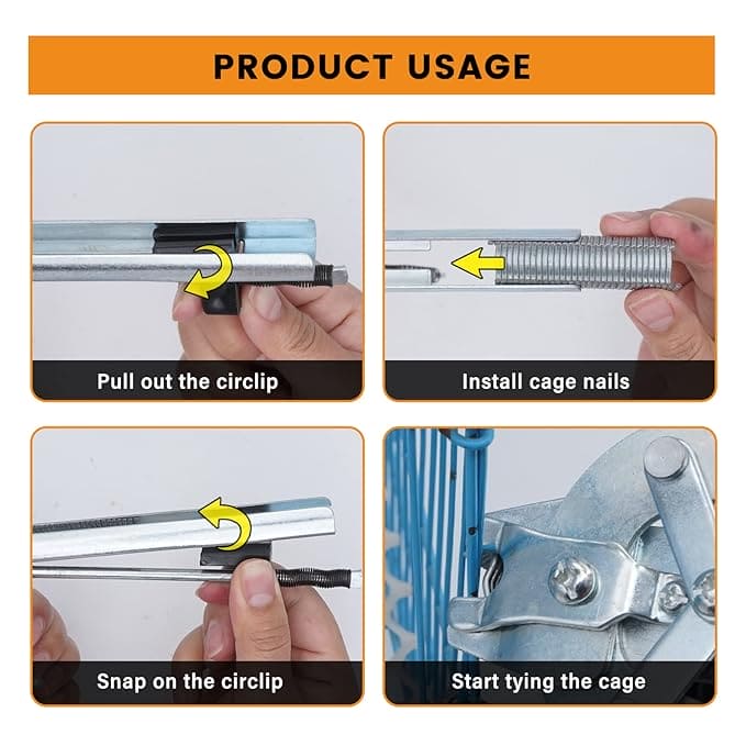 RING PLIERS KIT WITH 1200 NAILS