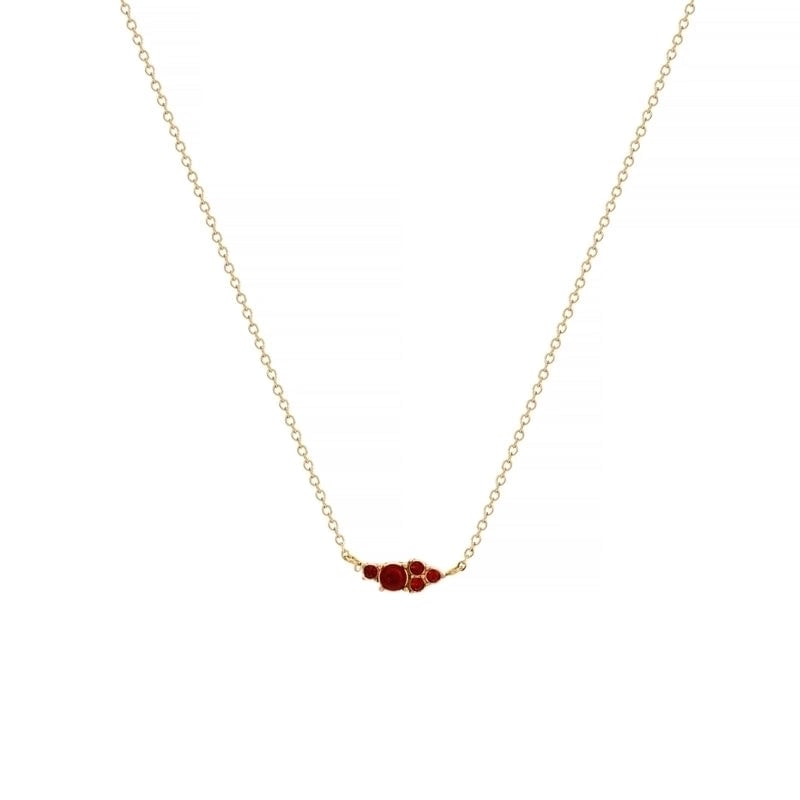 Casual Minimalist Shiny Round 201 Stainless Steel 304 Stainless Steel Zircon 18K Gold Plated Inlay Necklace