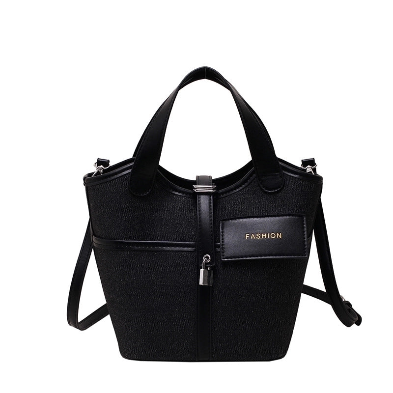 Women's Medium All Seasons Pu Leather Streetwear Bucket Bag