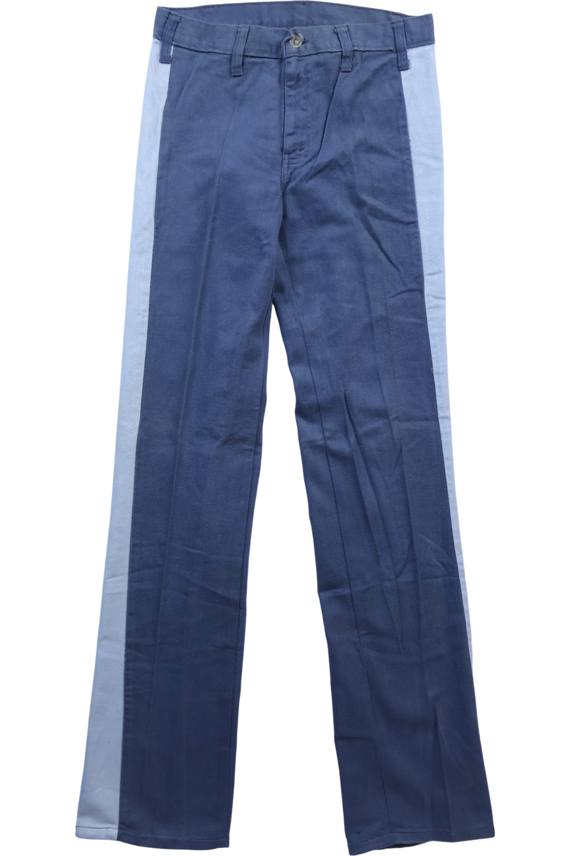 1980s Striped Denim Jeans