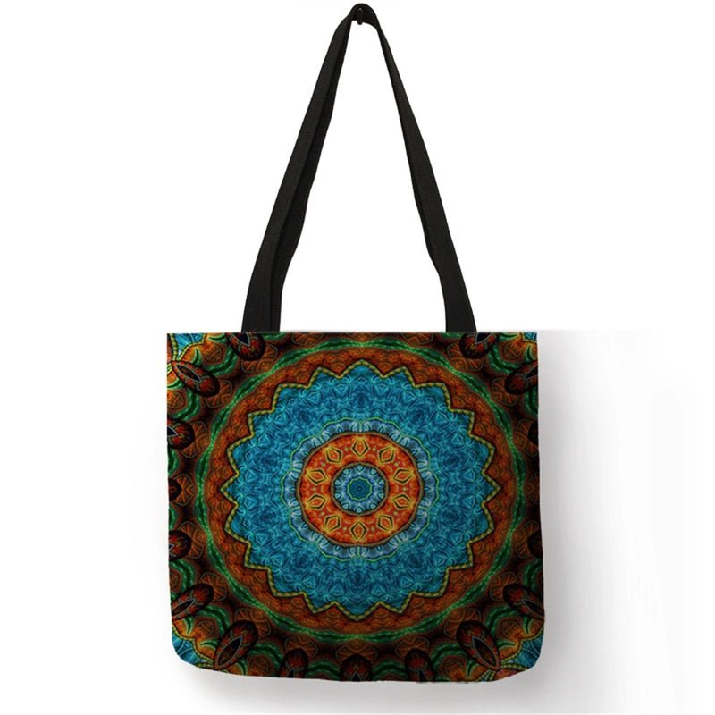 Women's Medium Polyester Geometric Basic Classic Style Square Open Shoulder Bag