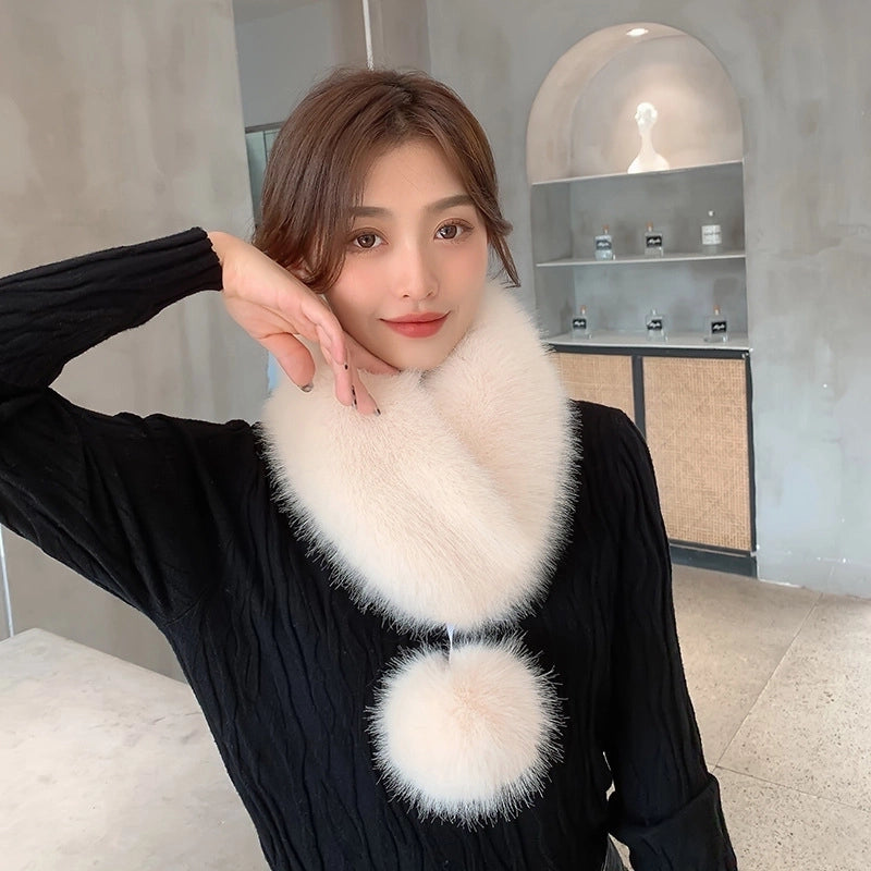 Women's Casual Minimalist Solid Color Artificial Wool Scarf