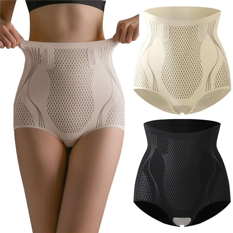 Ice Silk Ion Fibre Repair Shaping Shorts. Tummy Control Underpants