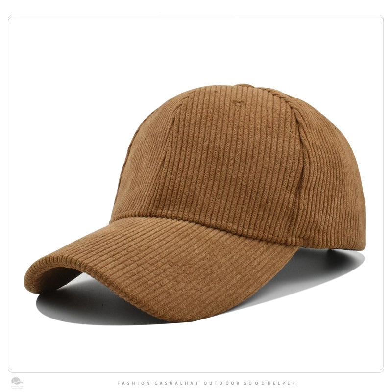Unisex Elegant Lady Solid Color Curved Eaves Baseball Cap