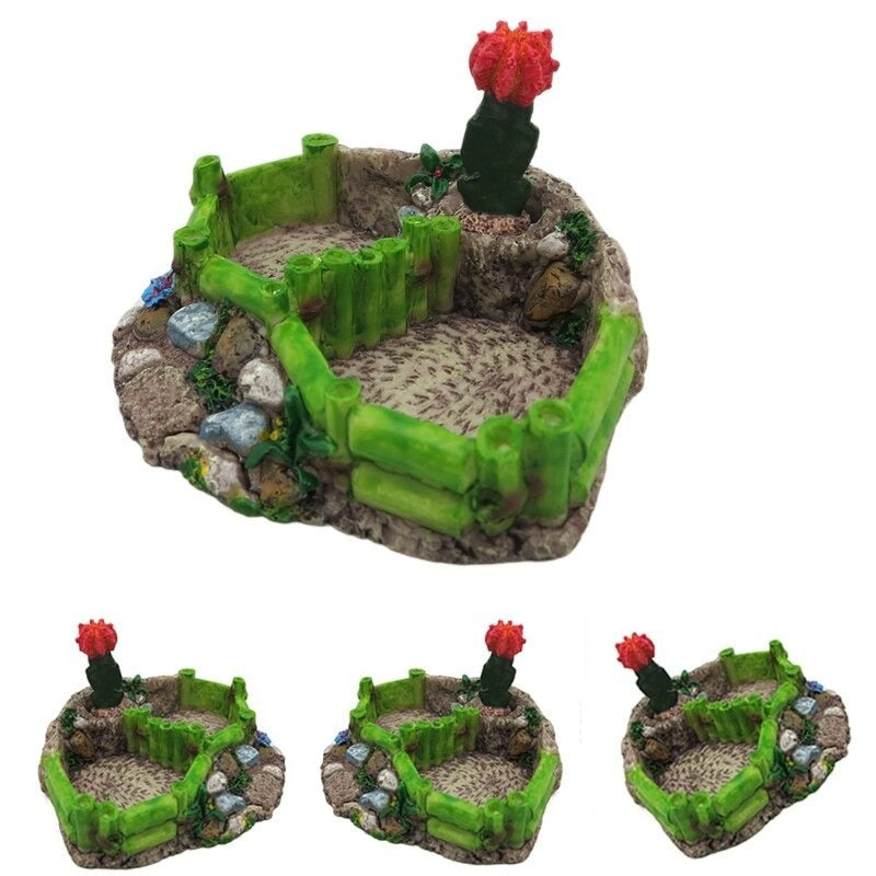 Reptile Food Bowl Ornament For Aquarium