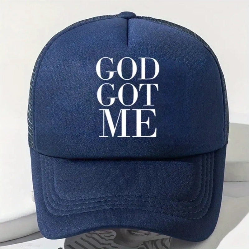 Unisex Casual Preppy Style Minimalist Letter Printing Wide Eaves Baseball Cap